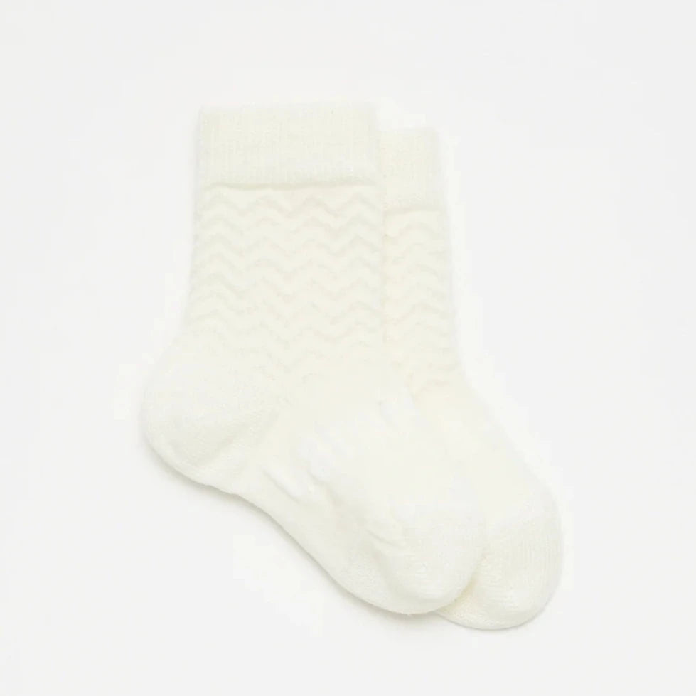 Baby Merino Socks // Pearl