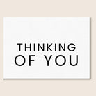 THINKING OF YOU spoil me card