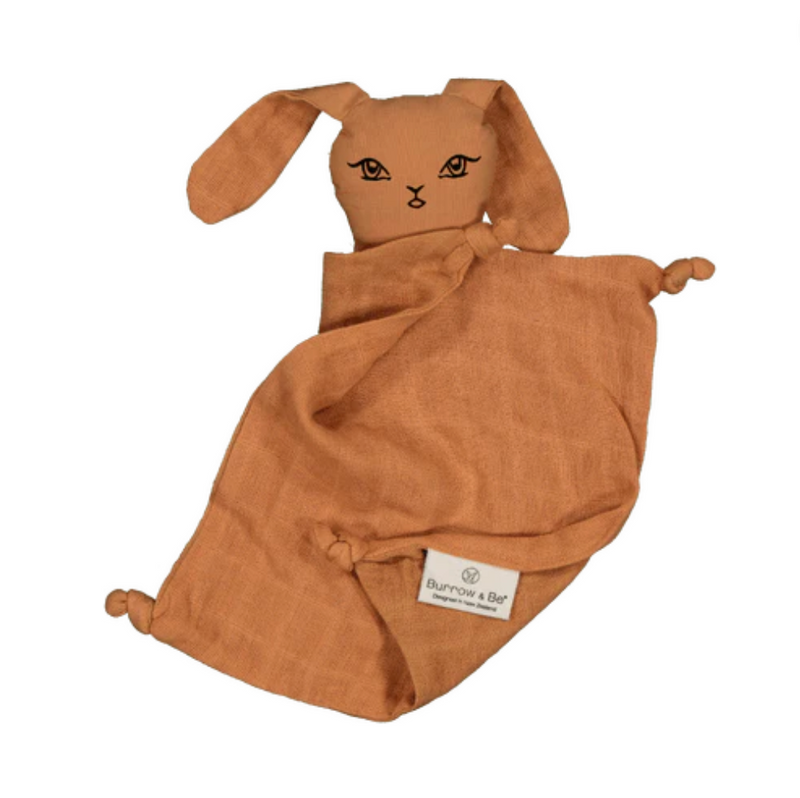 Muslin bunny comforter // Rust