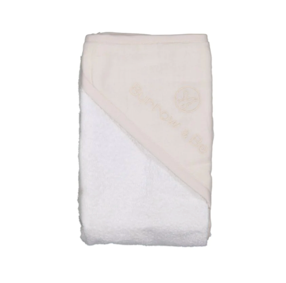 Baby hooded towel // Almond