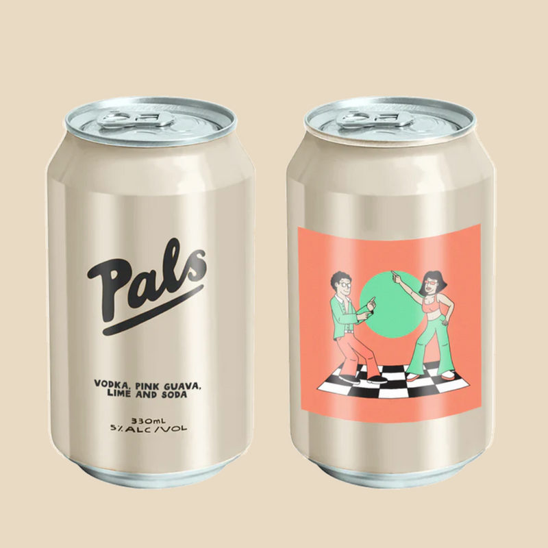 BEIGE PALS - VODKA, PINK GUAVA, LIME AND SODA