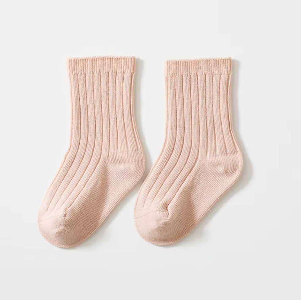 Peachy Nude baby socks, newborn essentials