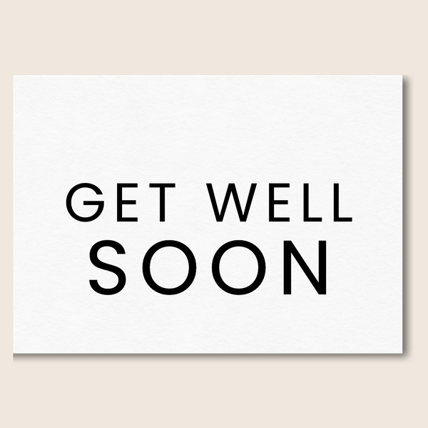 Get Well Soon Card