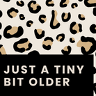 Just a tiny bit older leopard print card - gift box nz