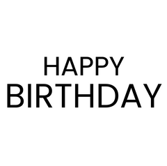 HAPPY BIRTHDAY CARD