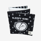 Sleepy Kiwi organic cotton fabric baby book