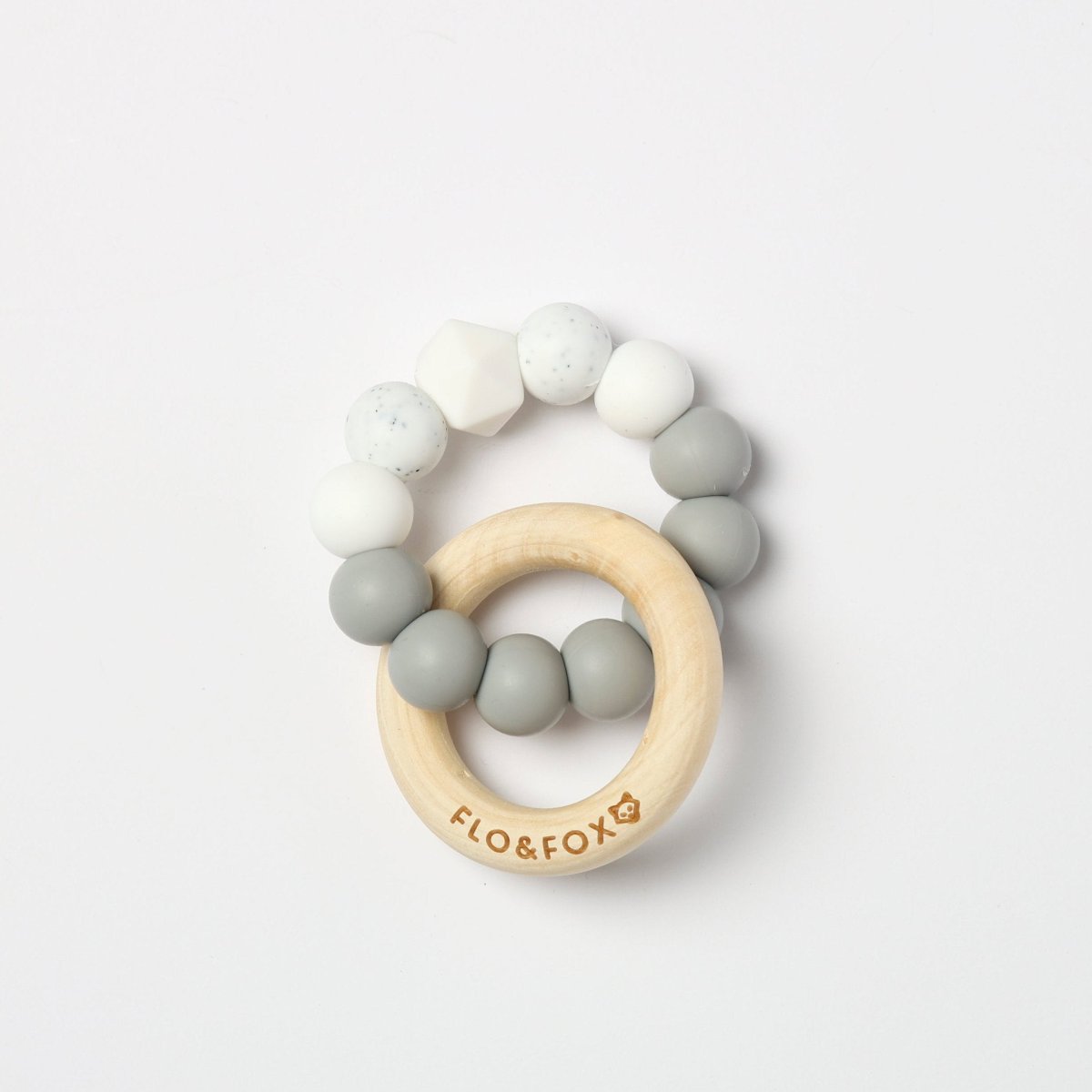 Teether baby toy stone