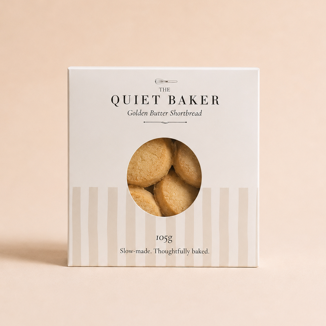 The Quiet Baker Golden Butter Shortbread 105g