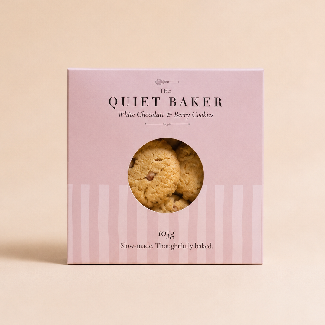 The Quiet Baker White Chocolate &amp; Berry Cookies 