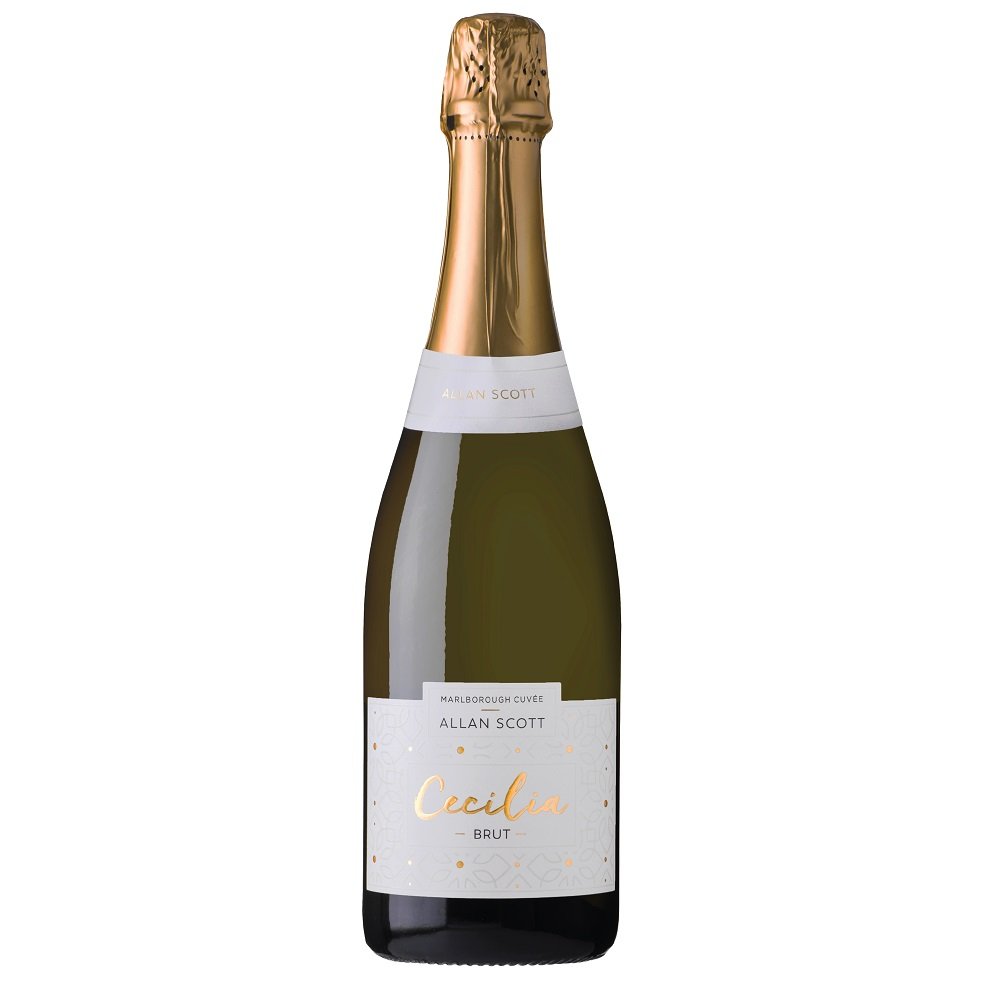 Allan scott cecilia brut marlborough cuvée 700ml - gift box nz