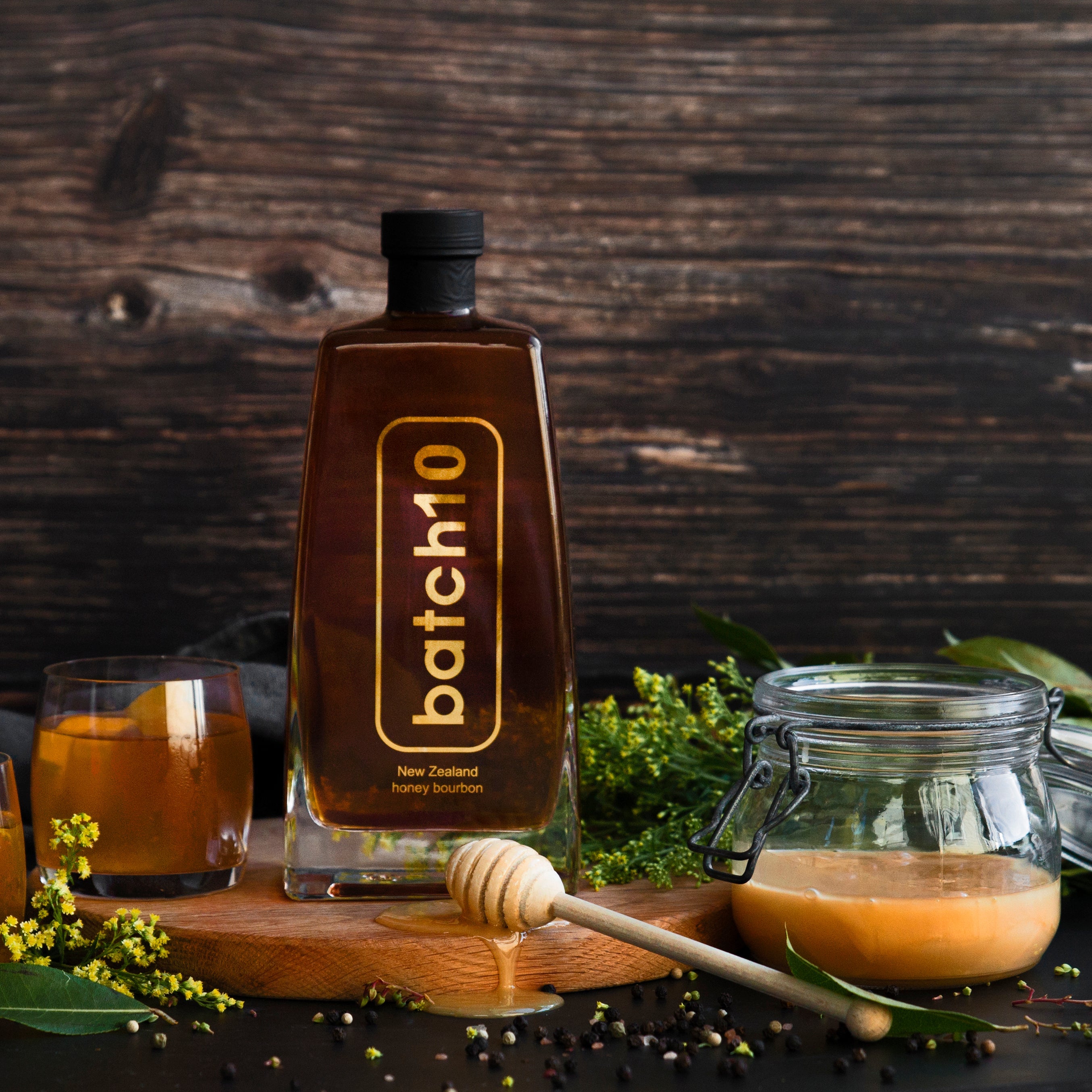 Batch 10 honey bourbon 700ml - gift box nz