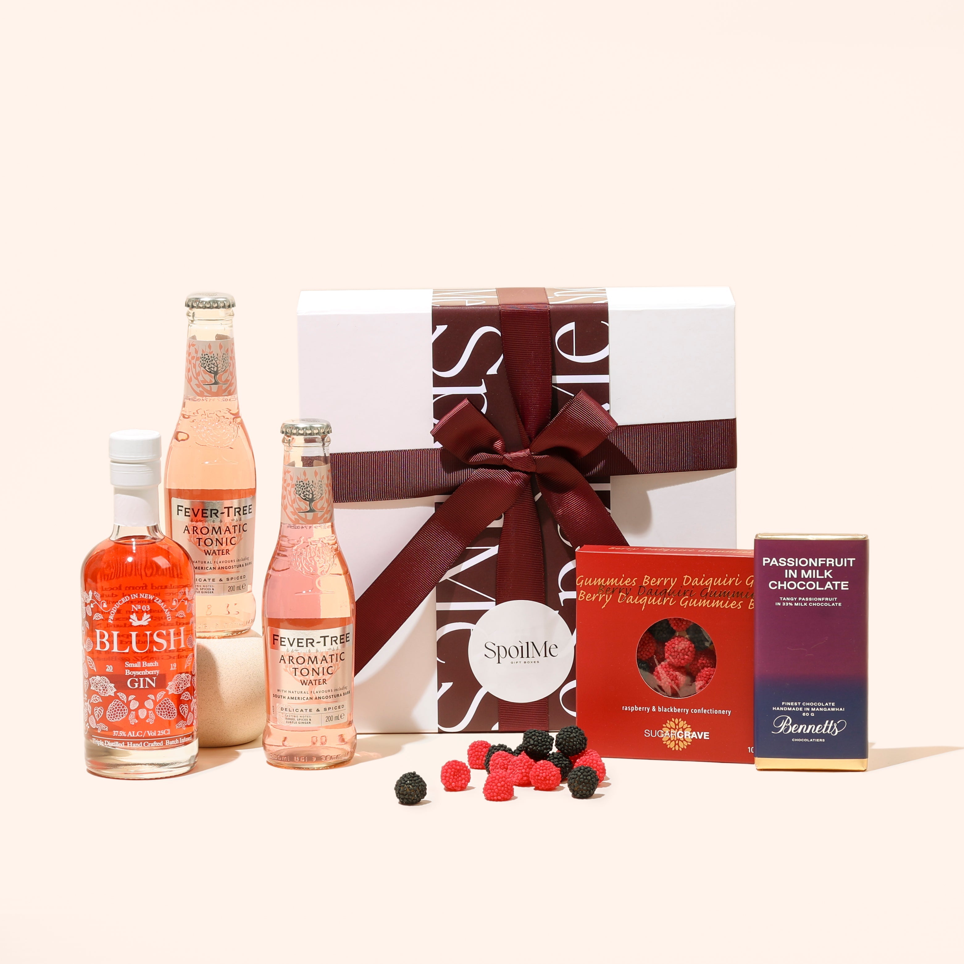Berry blush indulgence gift box - gift box nz