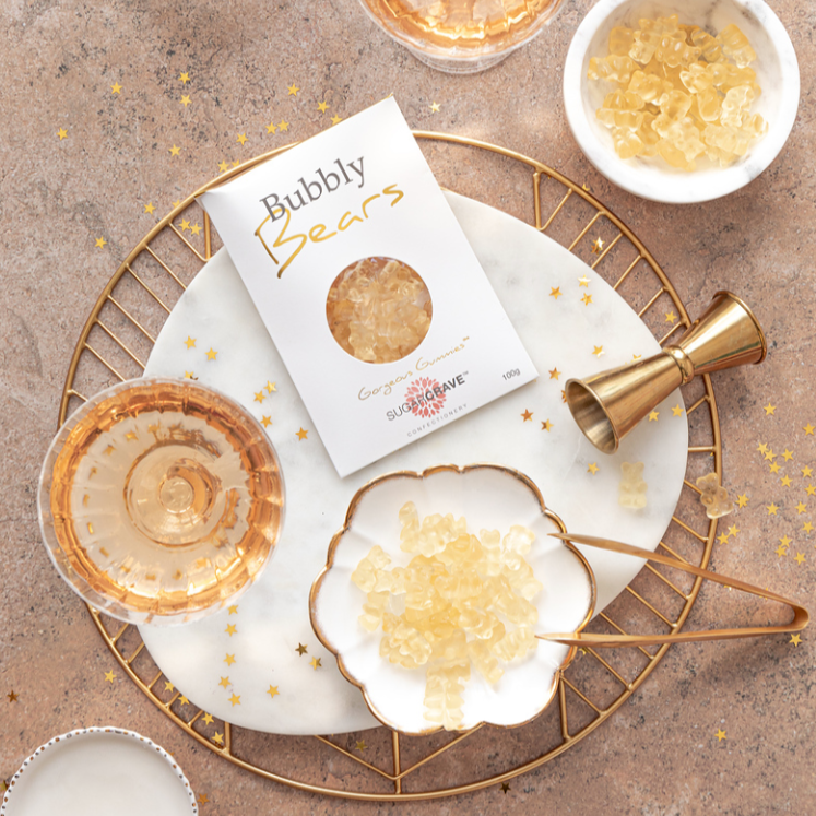 Bubbly champagne bears - gift box nz