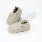 Classic moccasins / cream - gift box nz