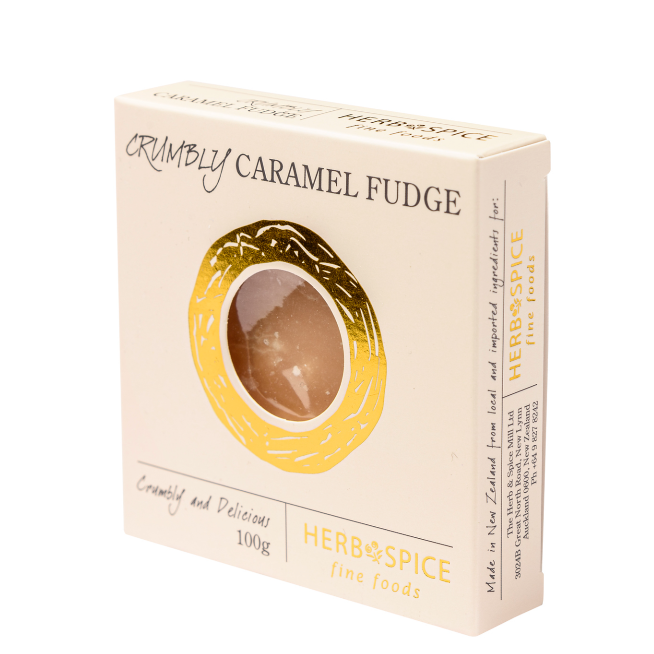 Crumbly caramel fudge - gift box nz