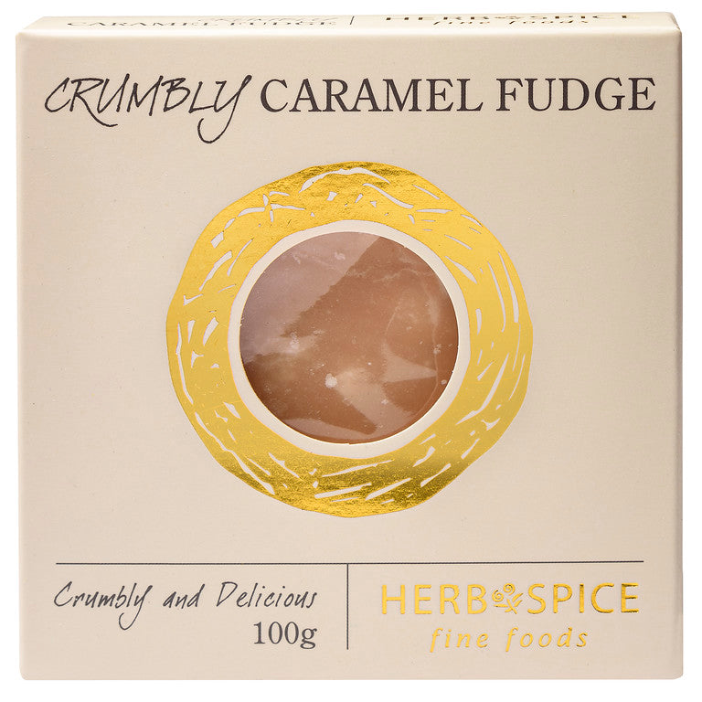 Crumbly caramel fudge - gift box nz