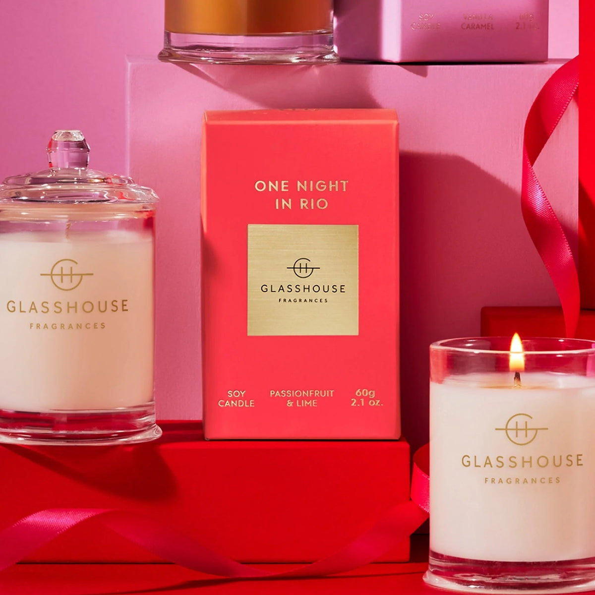 Glasshouse Fragrances One Night in Rio 60g scented candle