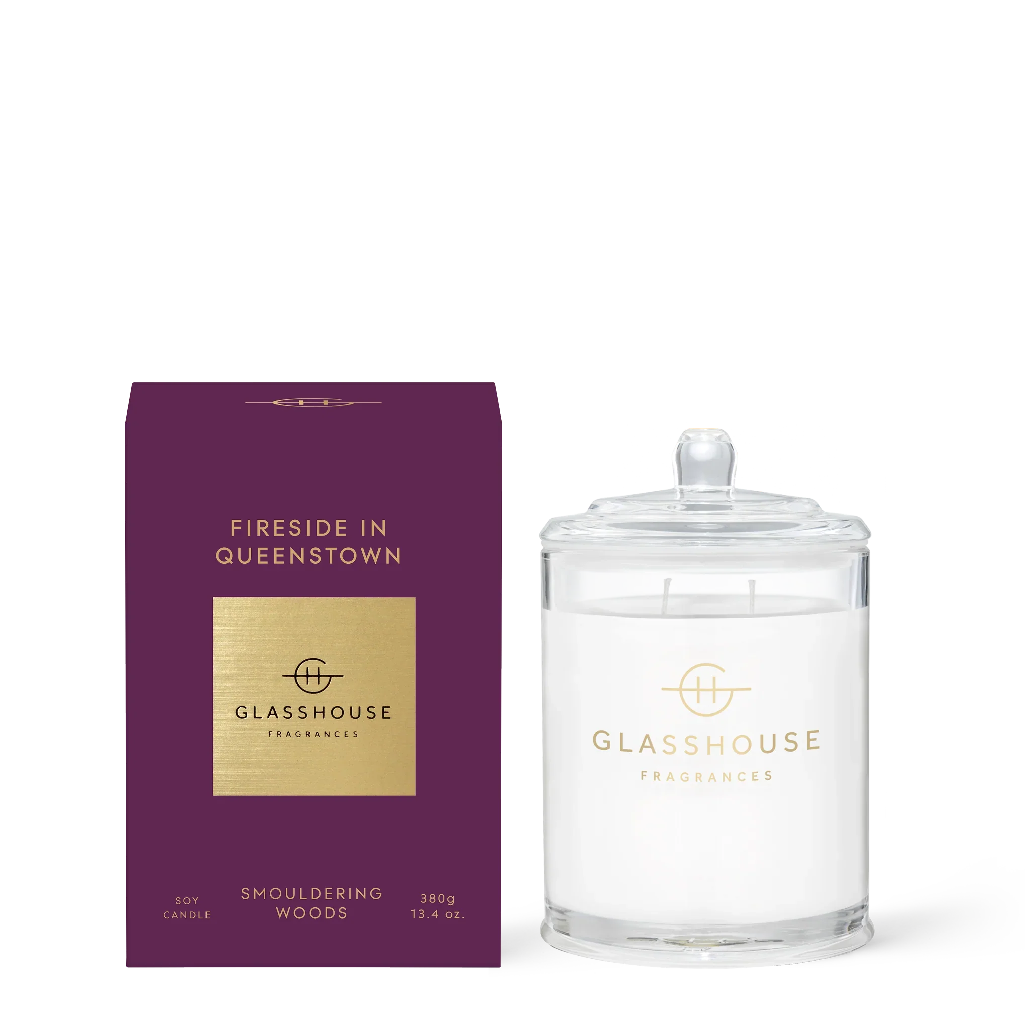 Fireside in queenstown // 380g candle - gift box nz