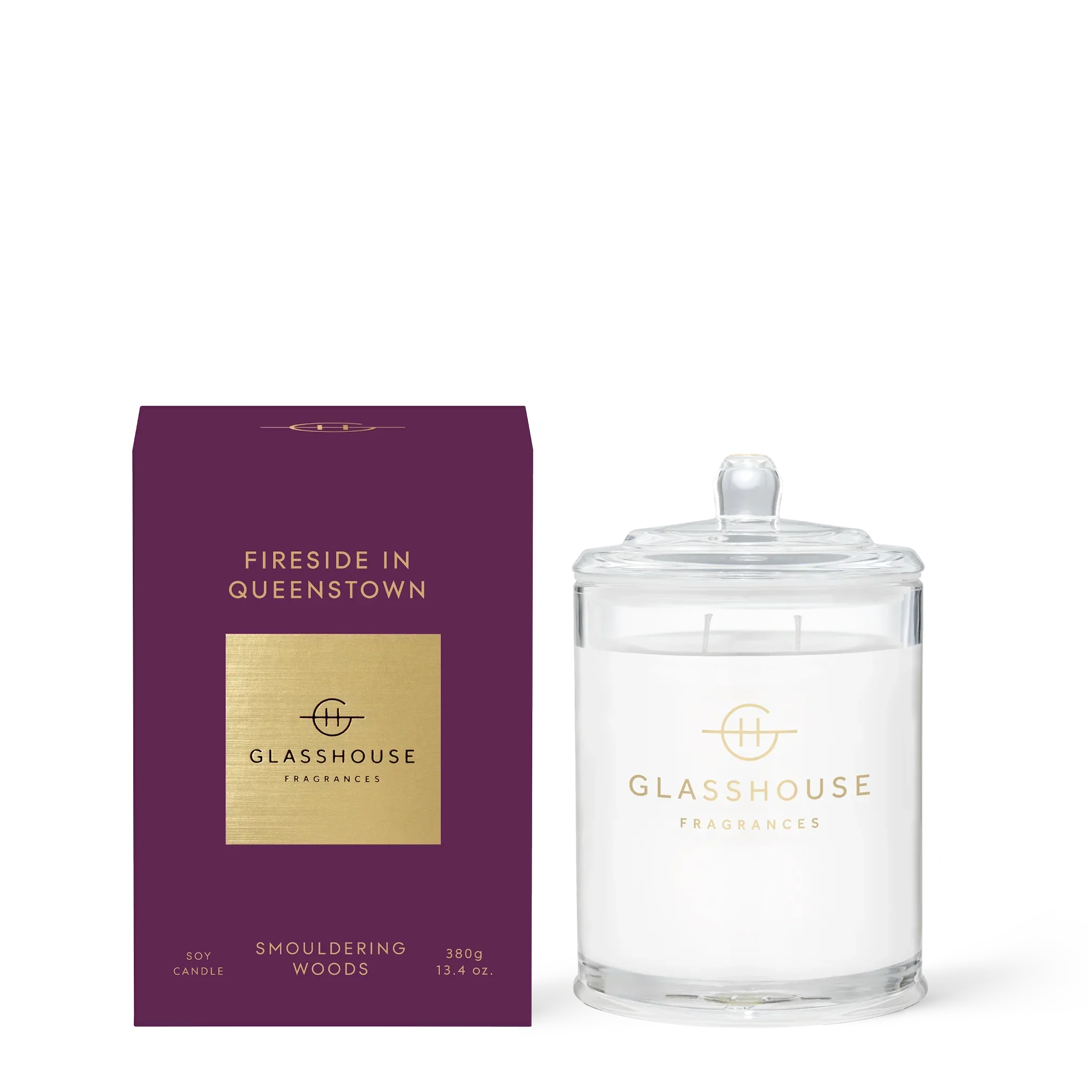 Fireside in queenstown // 380g candle - gift box nz