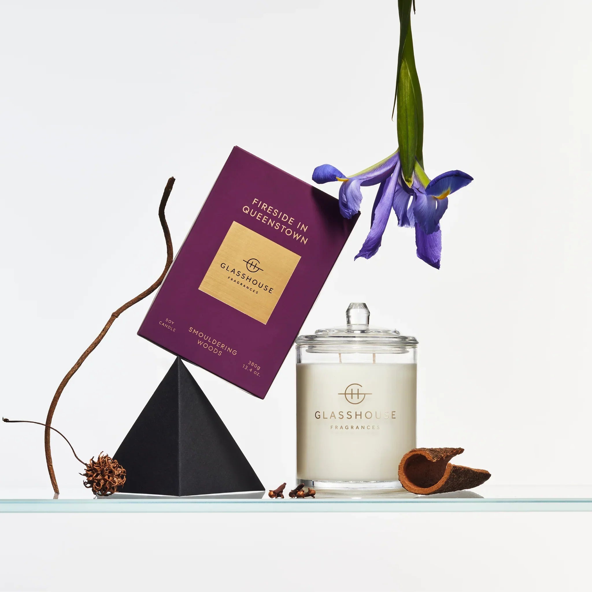 Fireside in queenstown // 380g candle - gift box nz