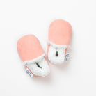 Fleece moccasins / petal - gift box nz