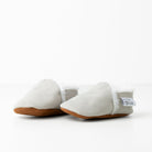 Fleece moccasins / stone - gift box nz