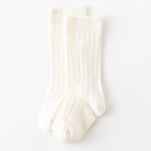 Knee high baby socks - vanilla - gift box nz