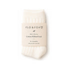 Knee high baby socks - vanilla - gift box nz