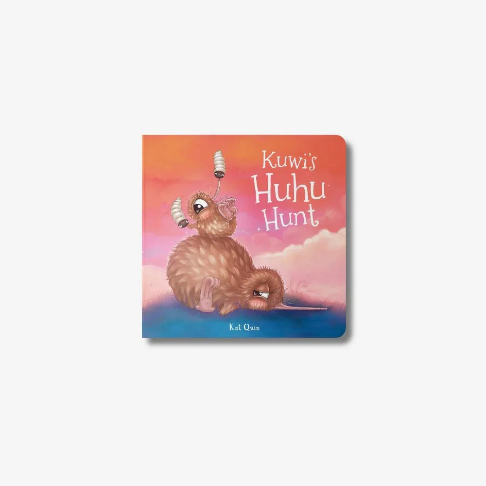 Kuwi’s huhu hunt - board book - gift box nz