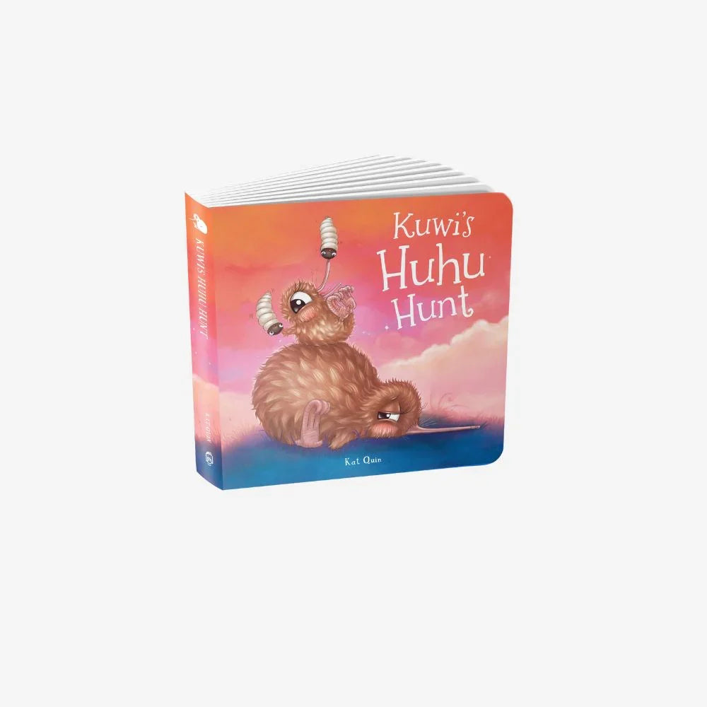 Kuwi’s huhu hunt - board book - gift box nz