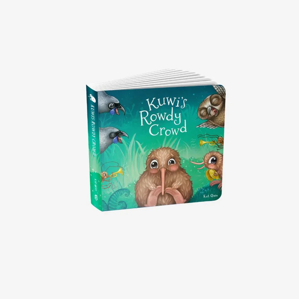 Kuwi’s rowdy crowd - board book - gift box nz