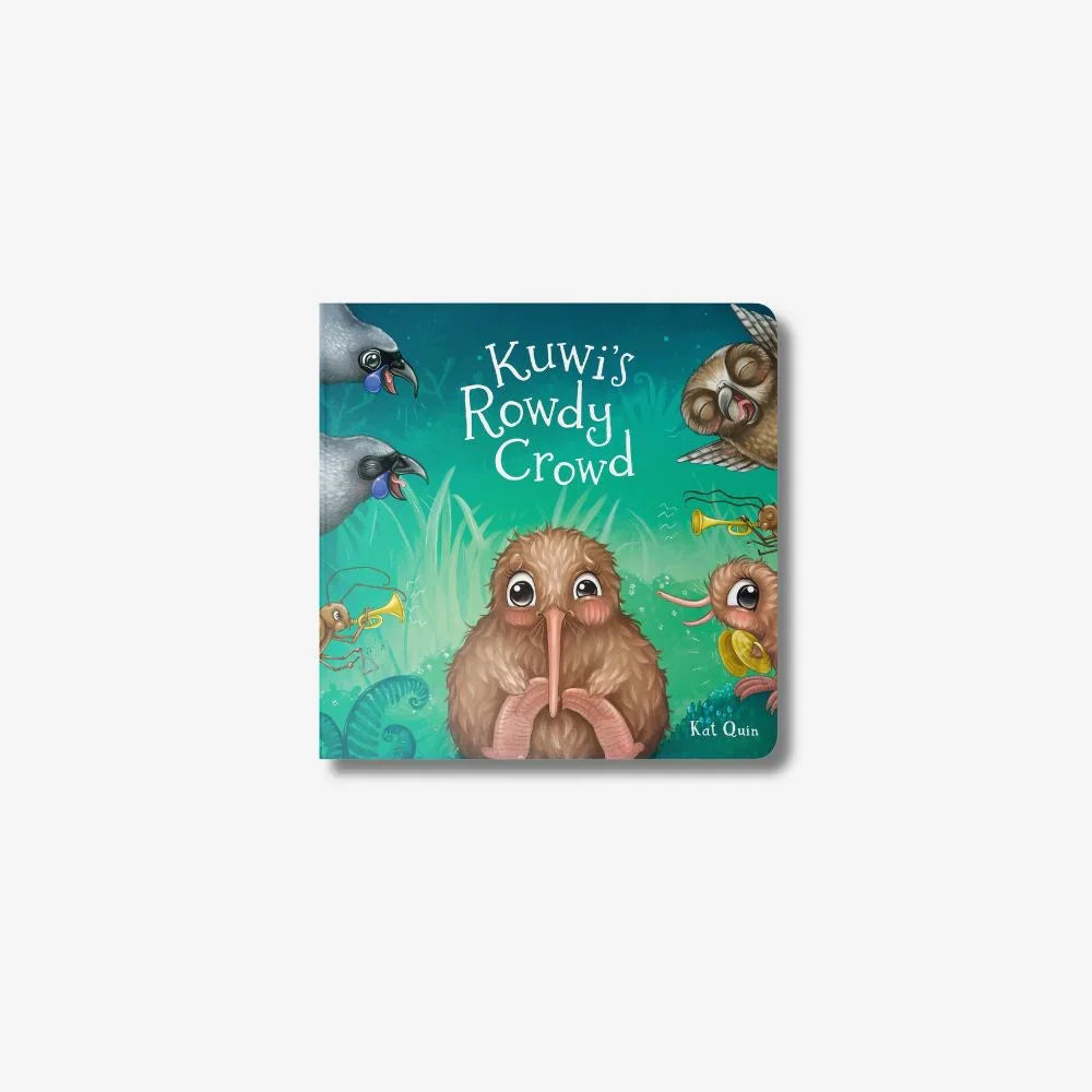 Kuwi’s rowdy crowd - board book - gift box nz