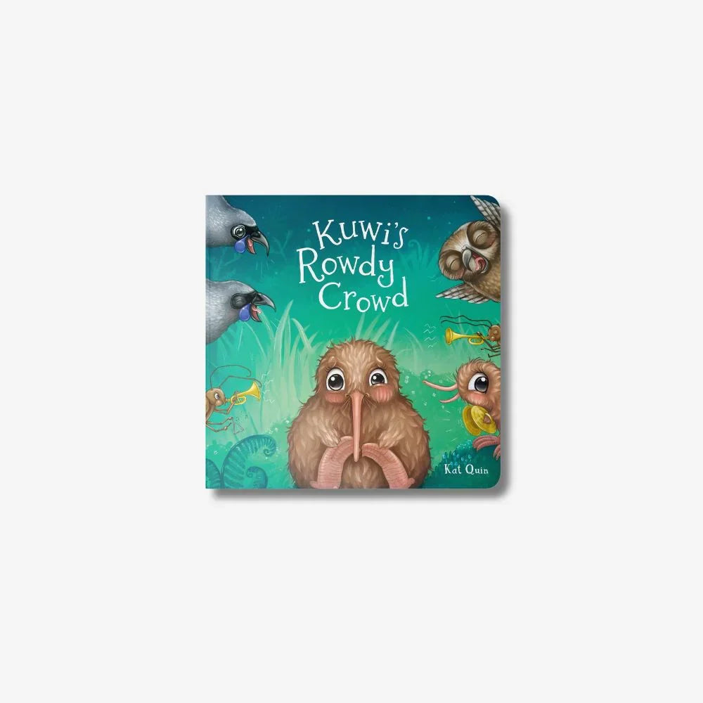 Kuwi’s rowdy crowd - board book - gift box nz