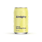 Almighty Lemon Sparkling Water can – zesty sugar-free drink for Build-a-Box gifts