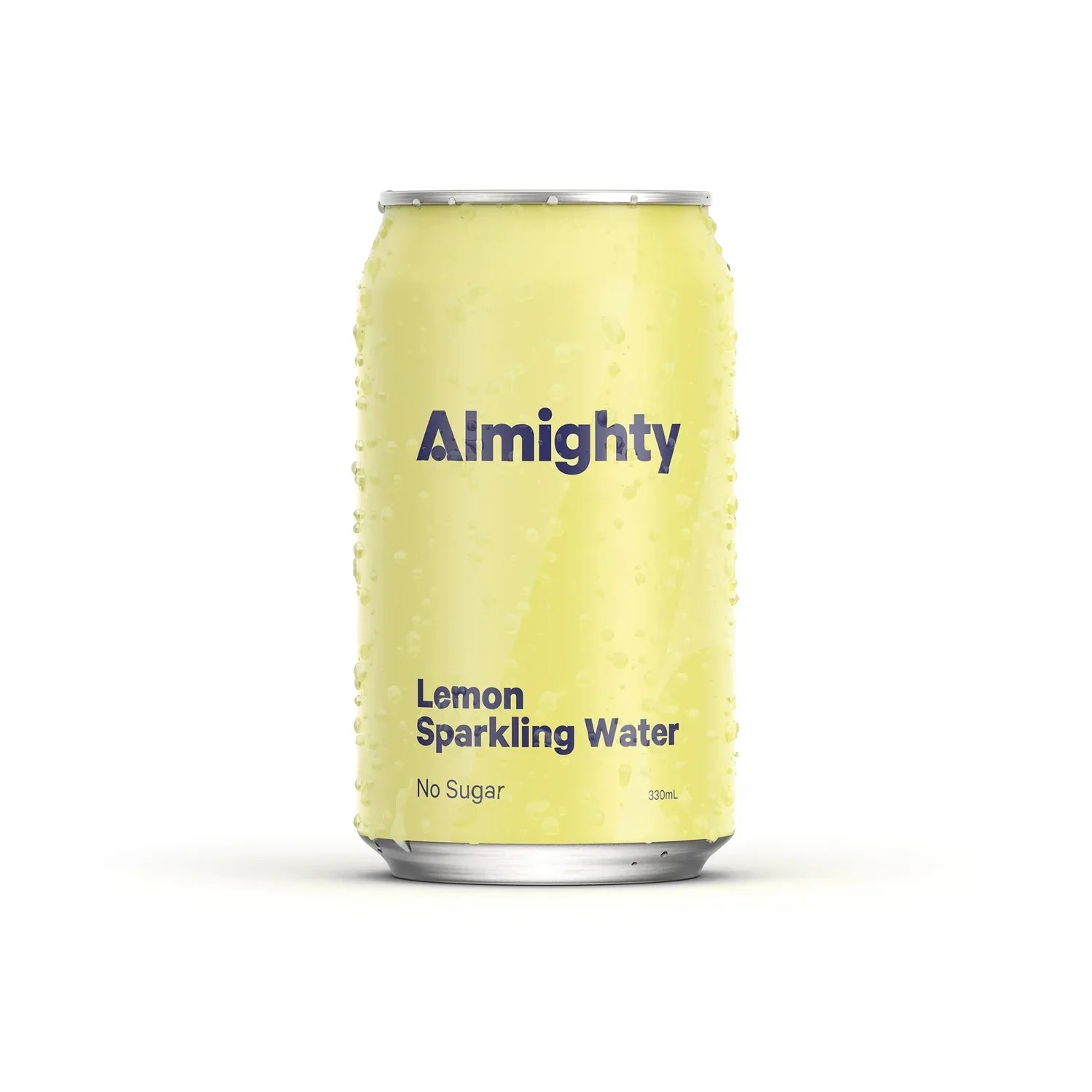 Almighty Lemon Sparkling Water can – zesty sugar-free drink for Build-a-Box gifts