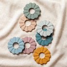 Luna baby teether // stone - gift box nz