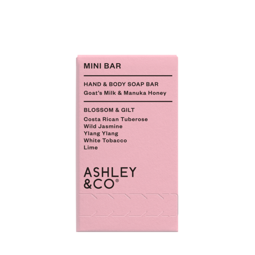 Mini bar - blossom & gilt - gift box nz