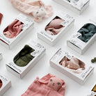 Muslin bunny comforter // blush - gift box nz