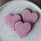 Pink heart cookie - gift box nz