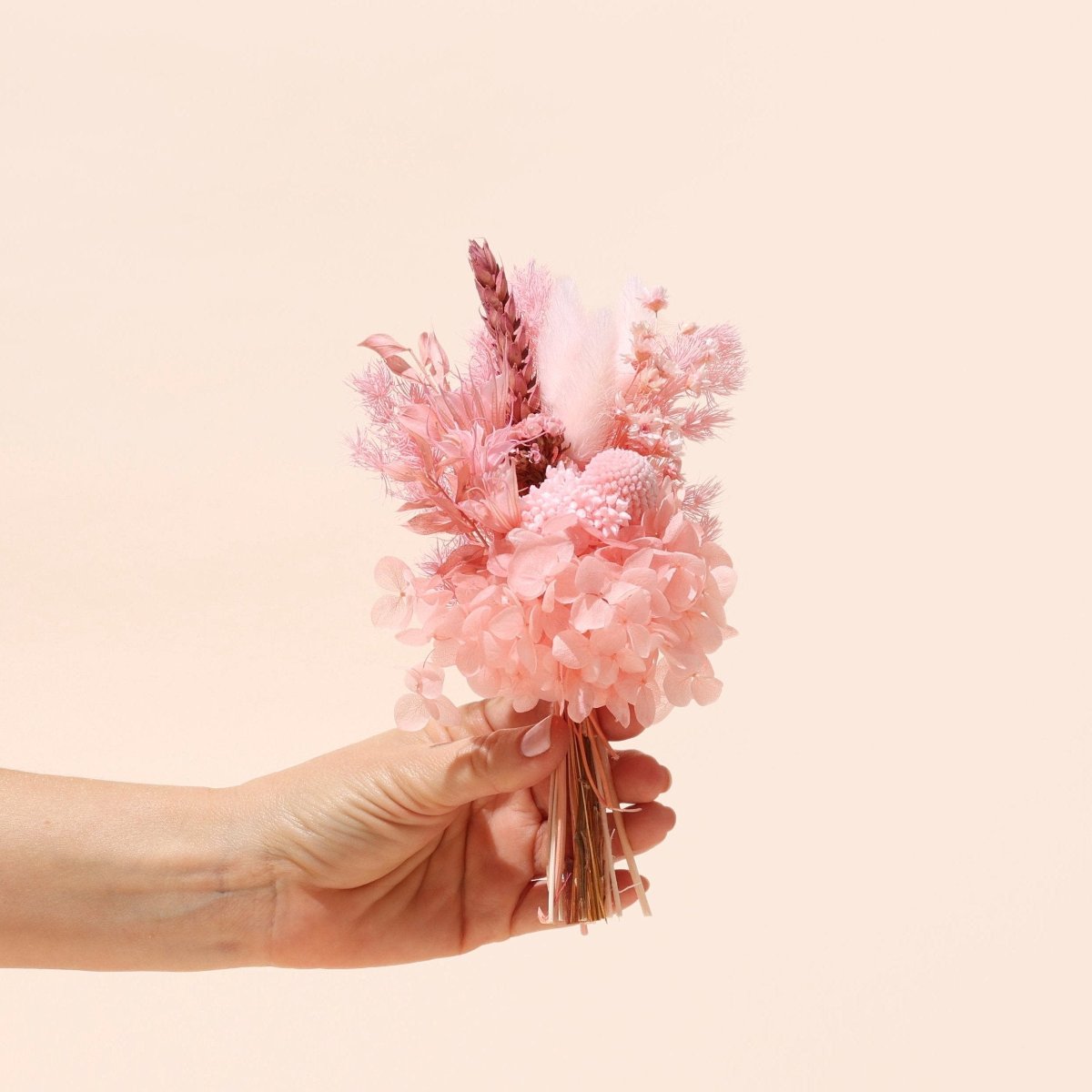 pink Mini Dried Floral Bundle