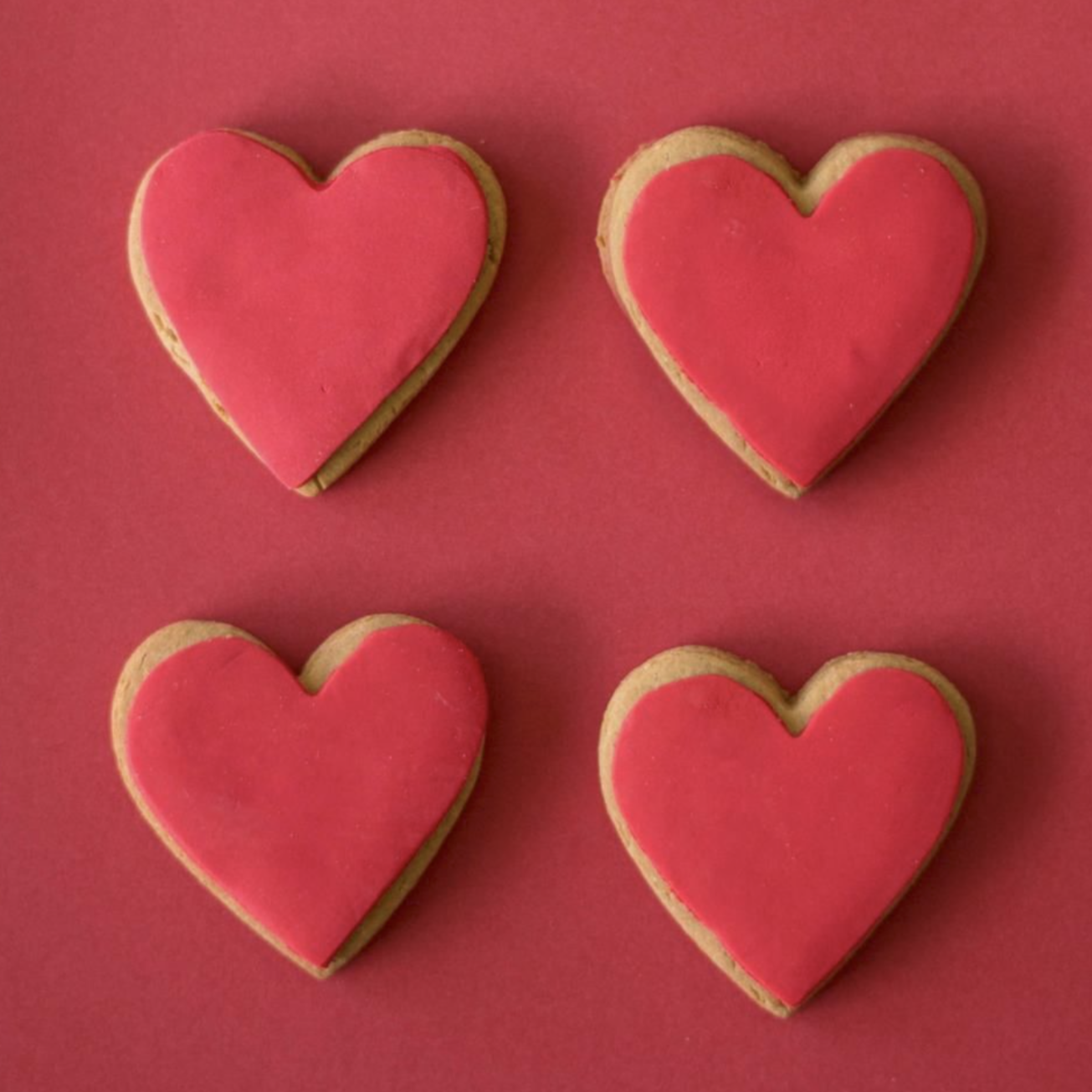 Red heart cookie - gift box nz