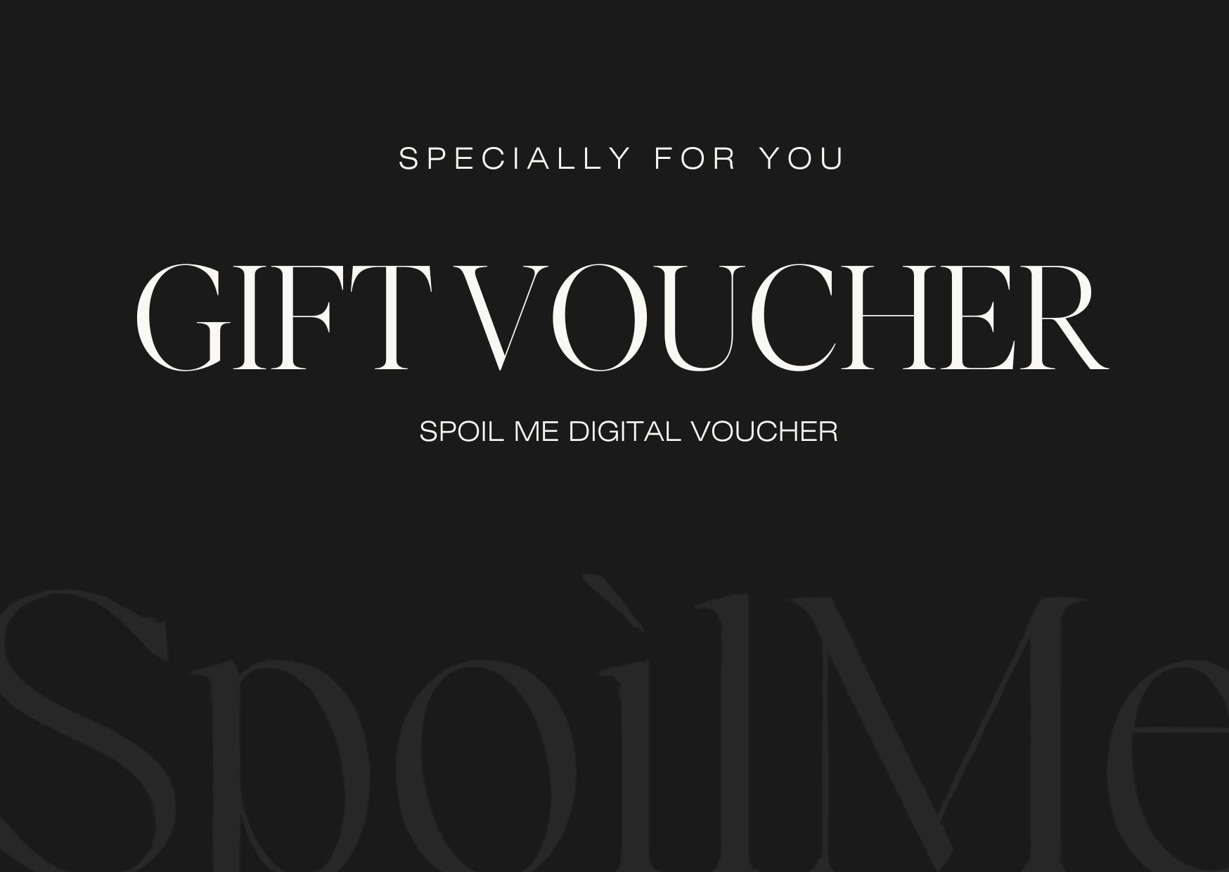 Spoil me digital gift vouchers - box nz