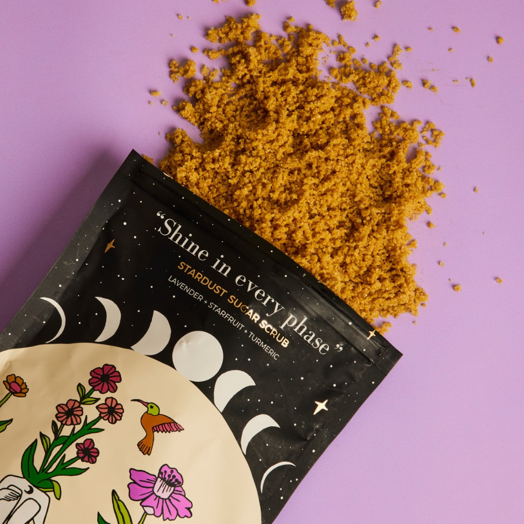Stardust sugar scrub - gift box nz