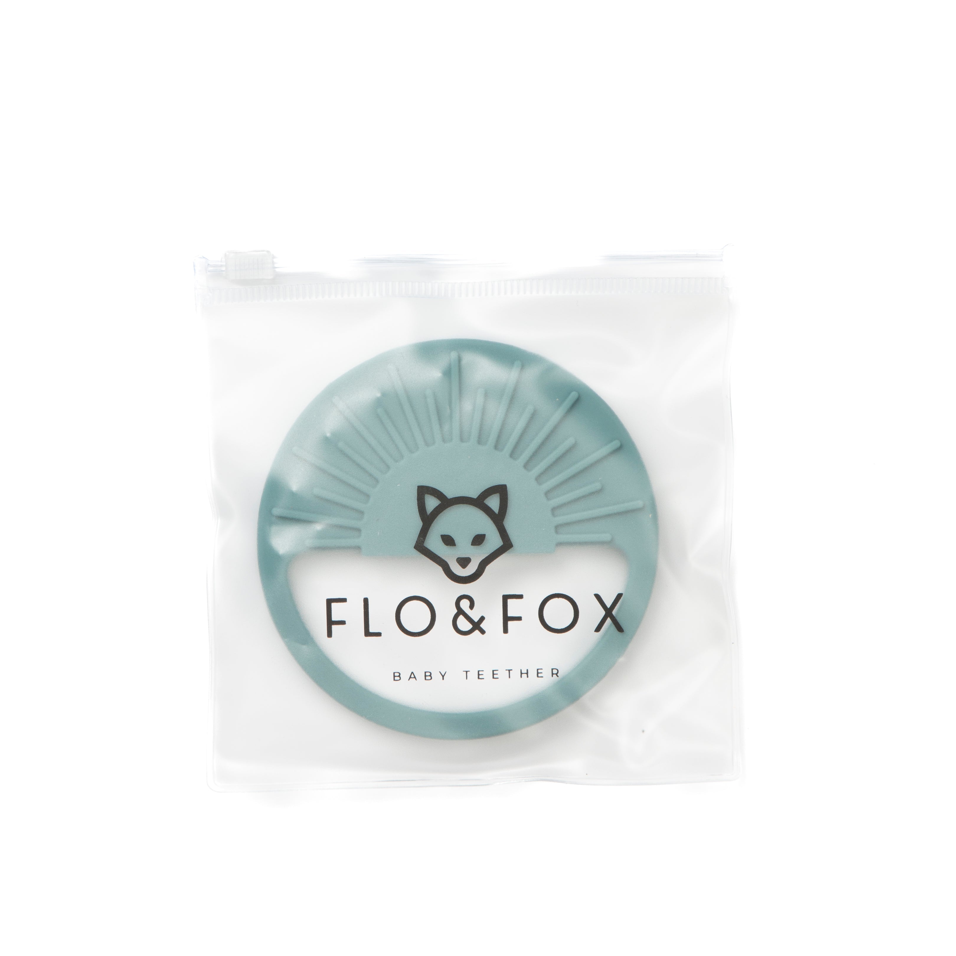 Sunburst baby teether // ocean - gift box nz