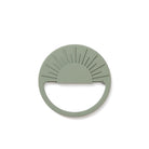 Sunburst baby teether // olive - gift box nz