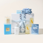 Wellbeing deluxe blue gift box - gift box nz