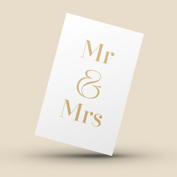 MR & MRS