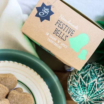 Festive Bells Shortbread Cookies
