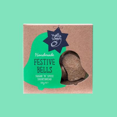 Festive Bells Shortbread Cookies