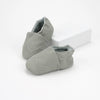 Dove Grey Baby Moccasins